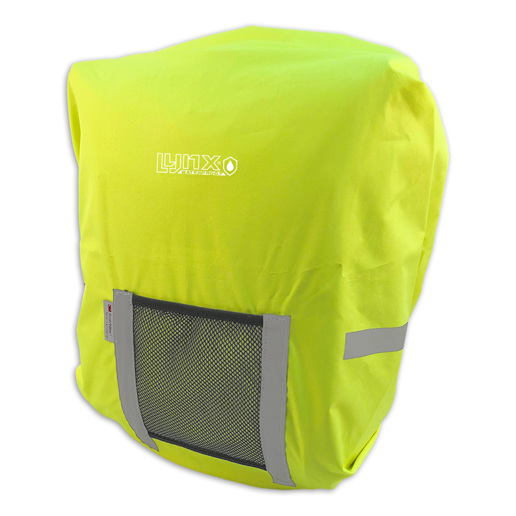 610449.YEL LYNX Housse de pluie pour sacoches et sacs à dos 55 x 35 x 20 cm