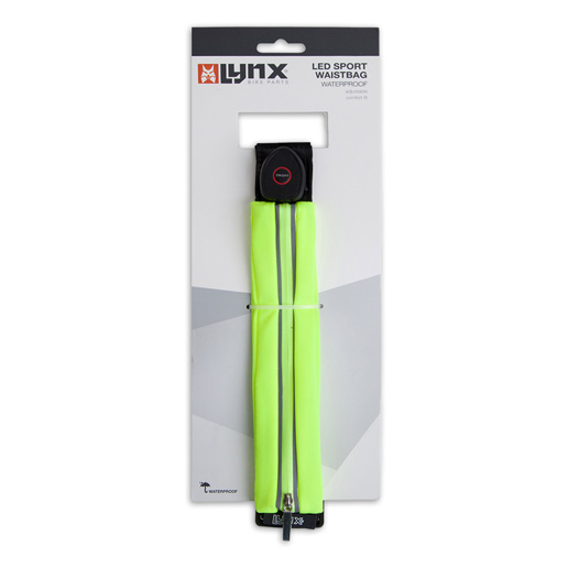 429015 LYNX Reflecterende LED heuptas / hardloopriem USB