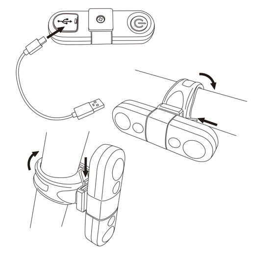429030 LYNX Verlichtingsset USB Capsule Duo