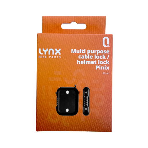 410185 LYNX Multi purpose cable lock / Helmet lock Pinix 90 cm