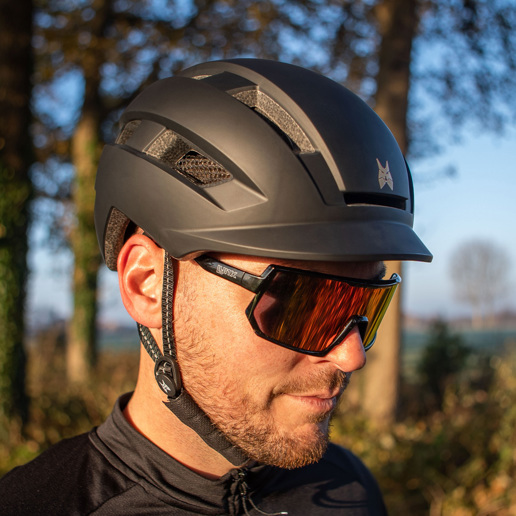 619132.BLA LYNX Fietshelm City Move (L/XL) 58-61 cm