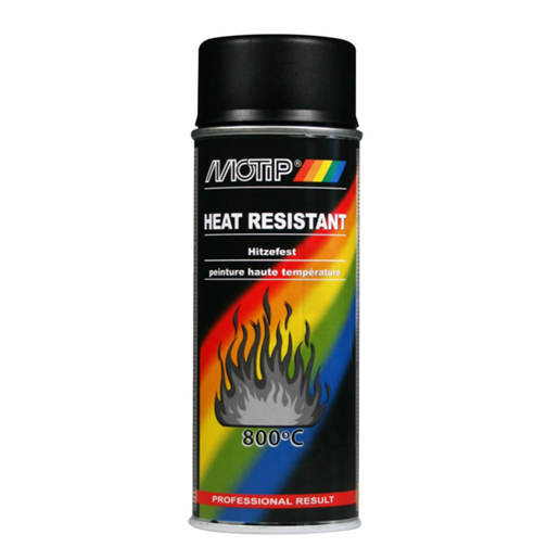 514031 MOTIP Hittebestendige lak zwart 400 ml