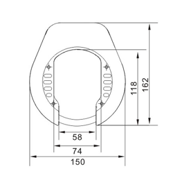 410760.OE LYNX ART 2 Ringslot Lazo OEM <-> 74 mm