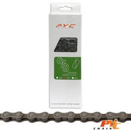 440307.02 P.Y.C. Chaîne de vélo 7 vitesses 1/2 x 3/32 Inch - 116L - 7.3 mm