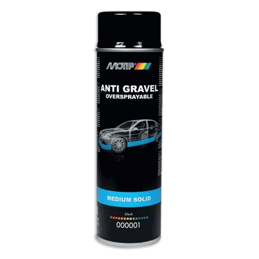 510001 MOTIP Stone Chip Spray Medium Solid Black 500 ml