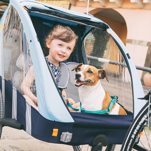 71.01BLZ001 BELLELLI Kinder fietskar 2 in 1 Trailblazer