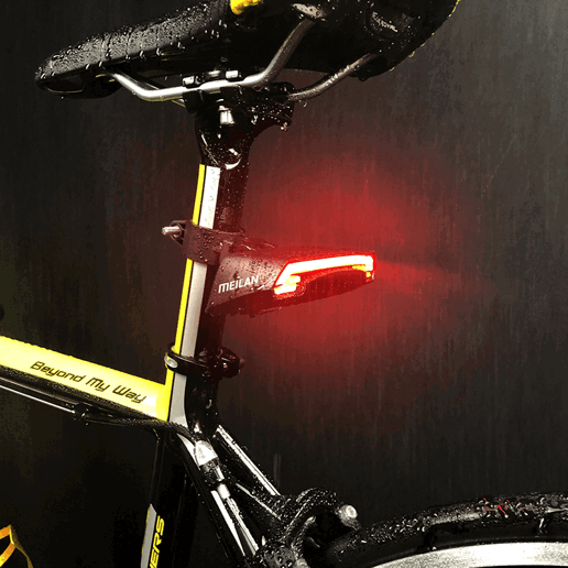 427130 MEILAN Laser achterlicht met afstandbediening USB X5