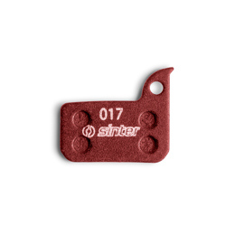 73.017041 SINTER Schijfremblokken Standard Rood (1 paar)