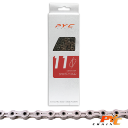440311.01 P.Y.C. Chaîne de vélo 11 vitesses 1/2 x 11/128 Inch - 116L - 5.4 mm