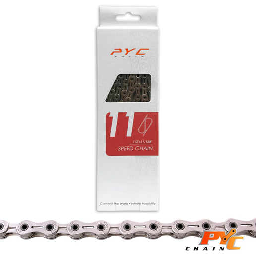 440311.01 P.Y.C. Fietsketting 11 speed 1/2 x 11/128 Inch - 116L - 5.4 mm