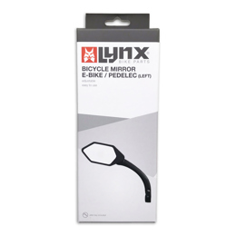 421151 LYNX Fietsspiegel e-bike / speed pedelec (links) <-> 101 x 56 mm