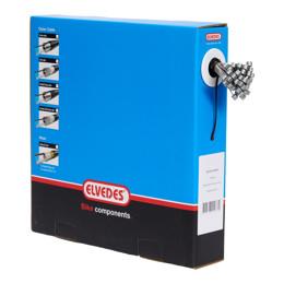 74.6427RVS-3M-BOX ELVEDES Rem binnenkabel RVS 3000 mm ø 1,5 mm 50 stuks 1 × 19 ø 1,5 x 3000 / ø 7 × 6 mm