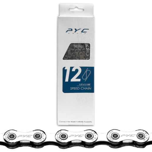 440312.02 P.Y.C. Fietsketting 12 speed 1/2 x 11/128 Inch - 126L - 5.1 mm