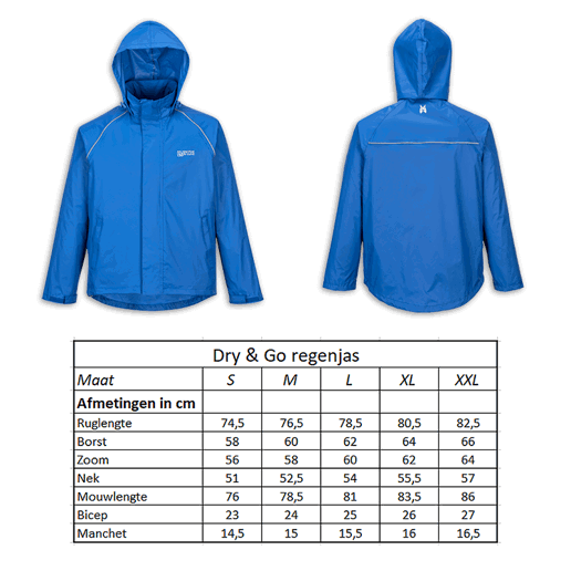 610915.40.XL LYNX Regenjas Dry & Go (XL) 80.5 x 64 x 62