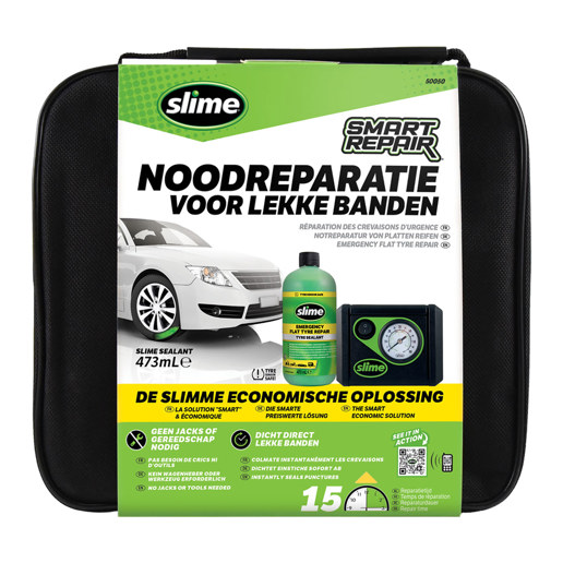 40P.50050 SLIME Slime Smart Repair emergency repair kit for flat tyres 20 x 9 x 19 cm