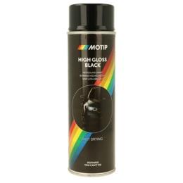 514005 MOTIP Lak zwart hoogglans 500 ml