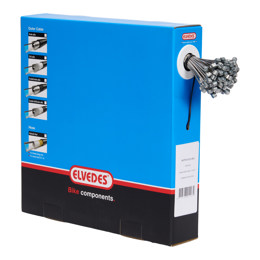 74.6427RVS-SLICK-BOX ELVEDES Rem binnenkabel Slick RVS 2250 mm ø 1,5 mm 100 stuks 1 × 19 ø 1,5 x 2250 / ø 7 × 6 mm