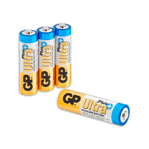 430916 GP Ultra Plus Alkaline AA-batterijen 4PK