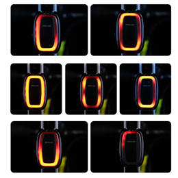 427160 MEILAN Achterlicht met remlicht USB 25 Lux X6