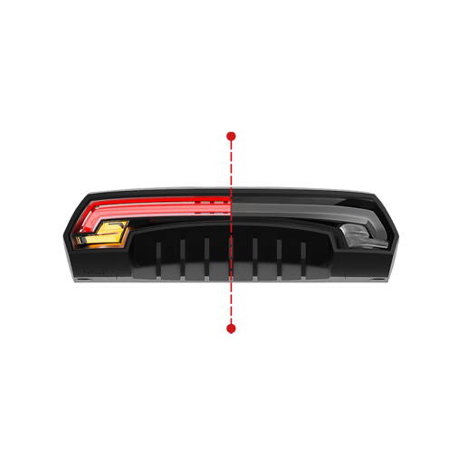 427130 MEILAN Laser achterlicht met afstandbediening USB X5