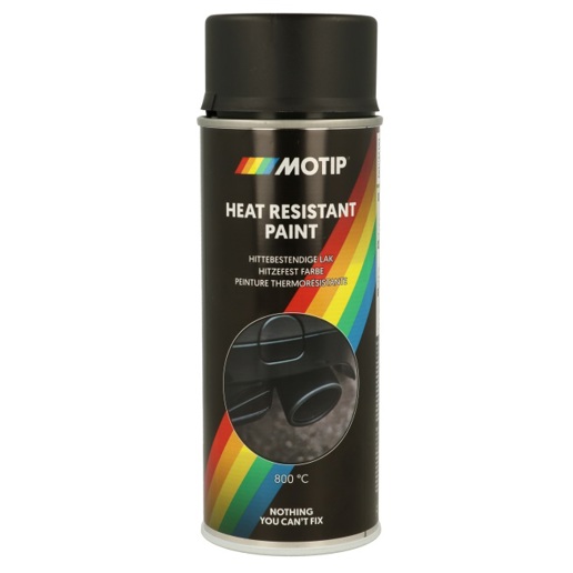 514031 MOTIP Hittebestendige lak zwart 400 ml