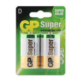 430925 GP Super alkaline D batterijen 2PK