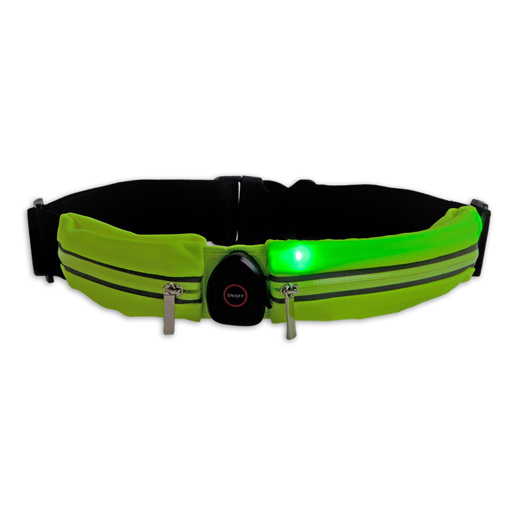 429020 LYNX Reflecterende LED heuptas / hardloopriem (dubbel) USB