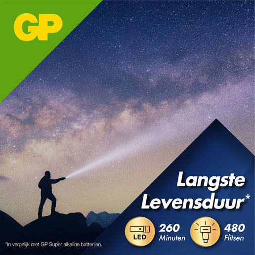 430906 GP Ultra Plus Alkaline AAA-batterijen 4PK