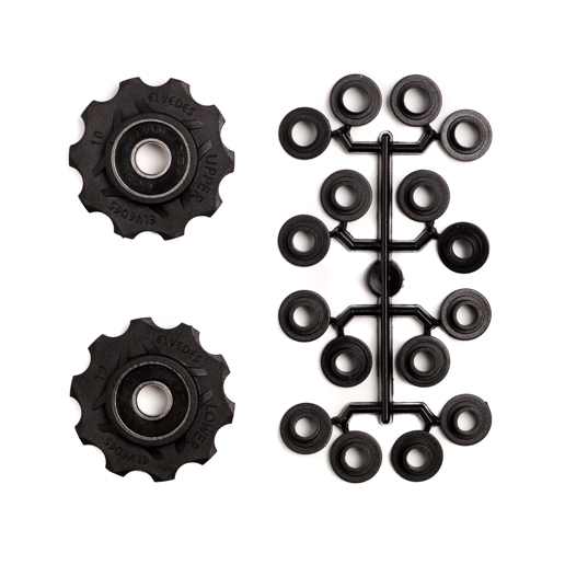 74.CP2017231 ELVEDES Derailleurwieltjes 2 × 10 tands met afgedichte lagers set