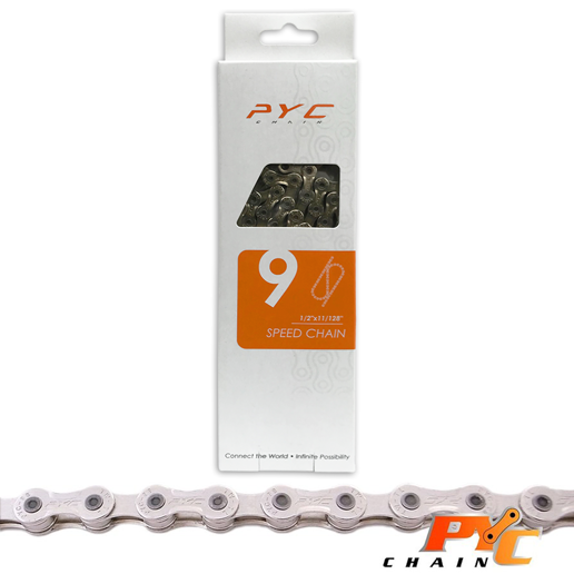 440309.01 P.Y.C. Fietsketting 9 speed 1/2 x 11/128 Inch - 116L - 6.5 mm